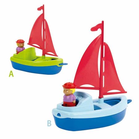 Barco playa con muñeco