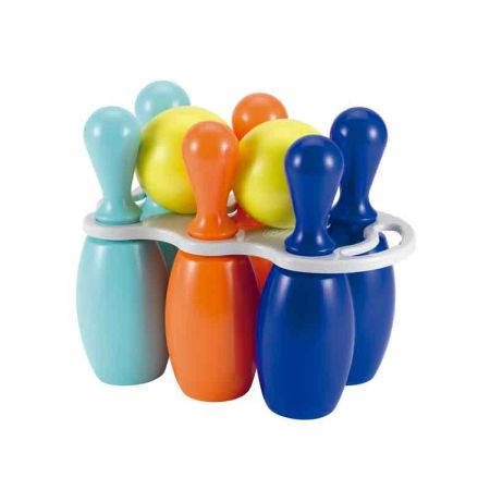 Juego de bolos 18 cm e 6 uds