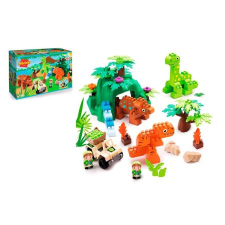 Abrick Dinoland caja bloques construcción