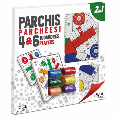 Tablero parchis 4 y 6 jugadores