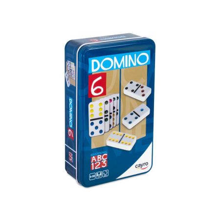 Juego Domino colores doble 6 caja viaje