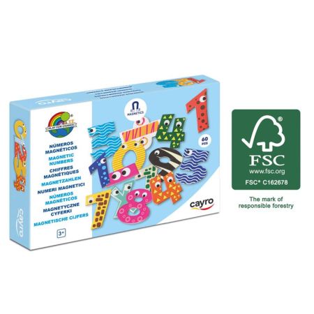 Números magnéticos 60 piezas