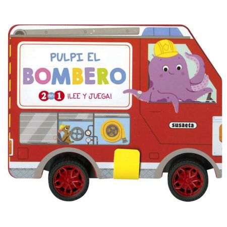 Libro Pulpi el bombero 2 en 1 juega y ee