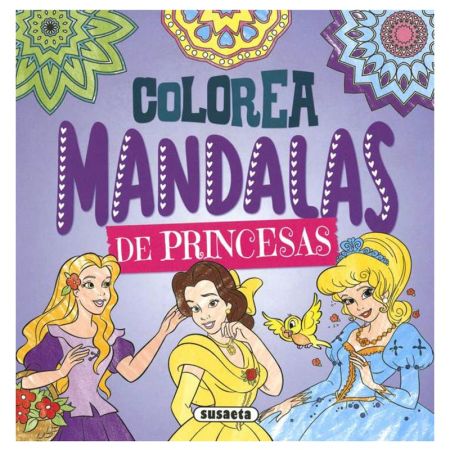 Libro Colorea mandalas Princesas