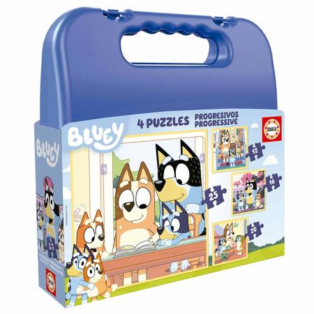 Educa puzzle maleta progresivo Bluey 12 16 20 25