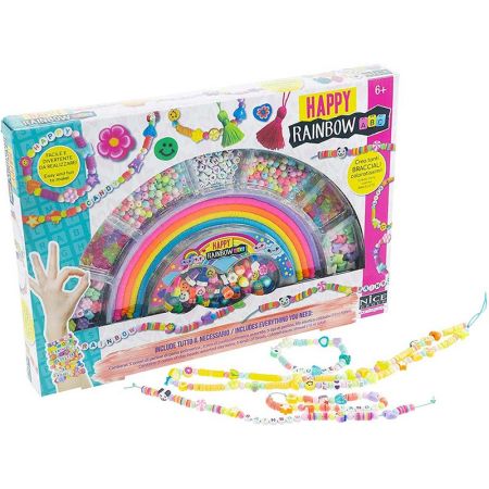 Conjunto 300 cuentas Perline Happy Rainbow