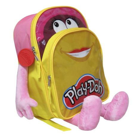 Mochila Play-Doh plastilina rosa 32cm