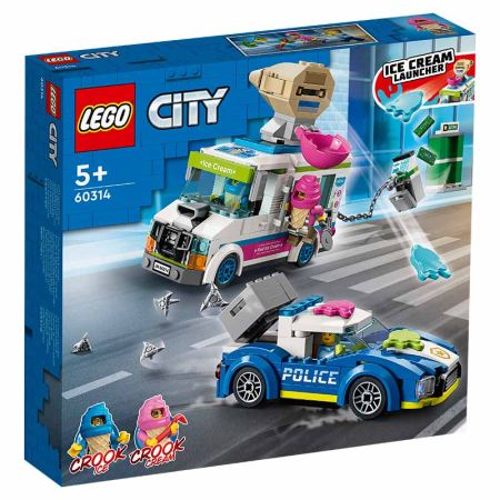 Lego City persecución policial camión de helados