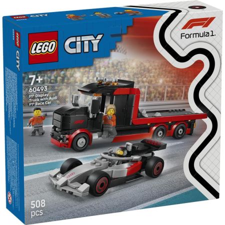 Lego City camión F1 y coche de carreras Audi F1
