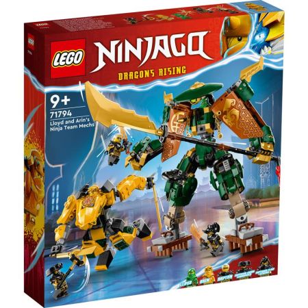 Lego Ninjago Mecas Equipo Ninja de Lloyd y Arin