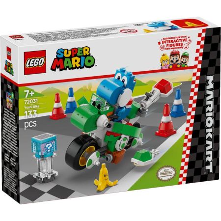 Lego Super Mario Kart moto Yoshi