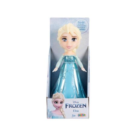 Princesas Disney muñeca Elsa vestido azul 7 cm