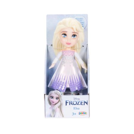 Princesas Disney muñeca Elsa vestido branco 7 cm