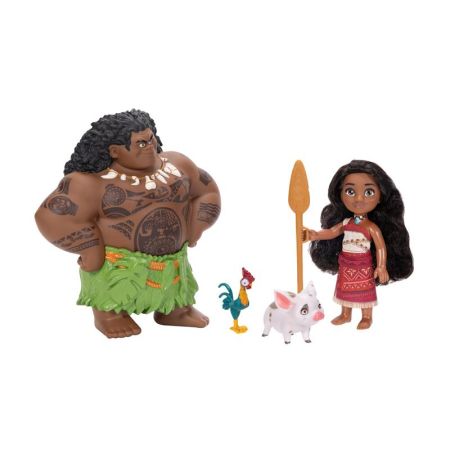 Princesas Disney Vaiana Maui y sus amigos 15 cm