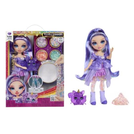 Rainbow High muñeca Rainbow Shimmers Slime Violet