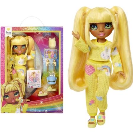 Rainbow High Junior muñeca Fiesta pijamas Sunny