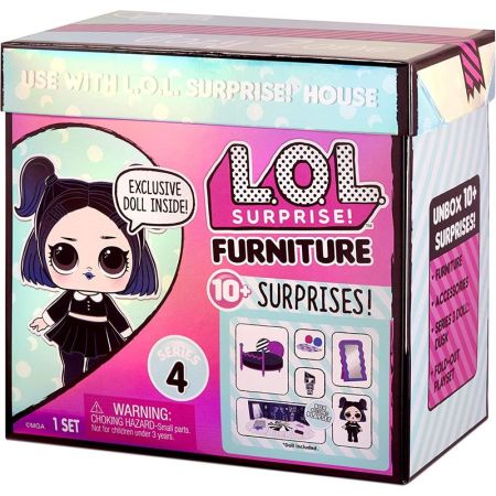 LOL Surprise muñeca y mueble Cozy Zone & Dusk