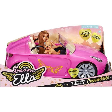 Dream Ella Muñeca coche Convertible rosa