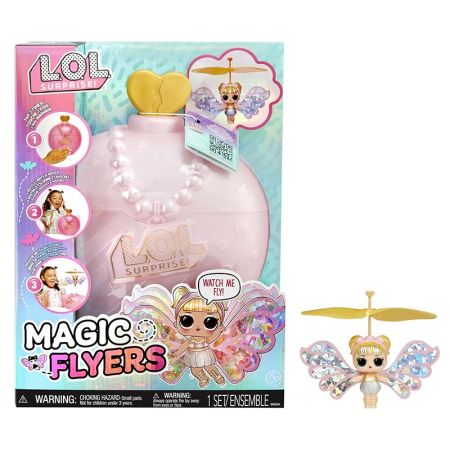 LOL Surprise muñeca Voladora Magic Wishies dorada