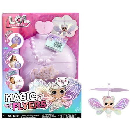 LOL Surprise muñeca Voladora Magic Wishies lila