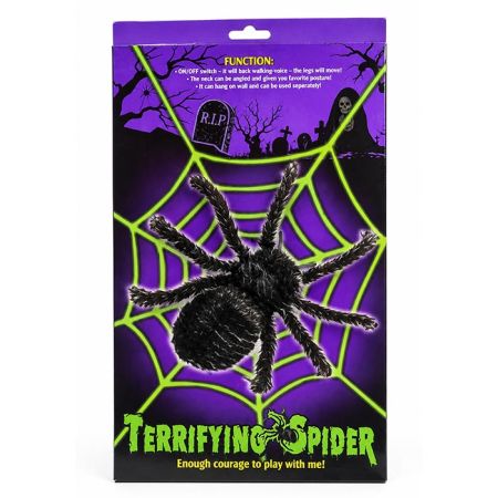 Araña con tela  araña luminosa Halloween