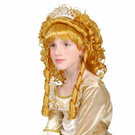 Peluca Princesa Rubia inf Carnaval