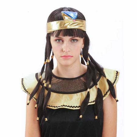 Peluca Cleopatra Adulto Carnaval