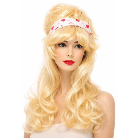 Peluca Rubia Adulto carnaval