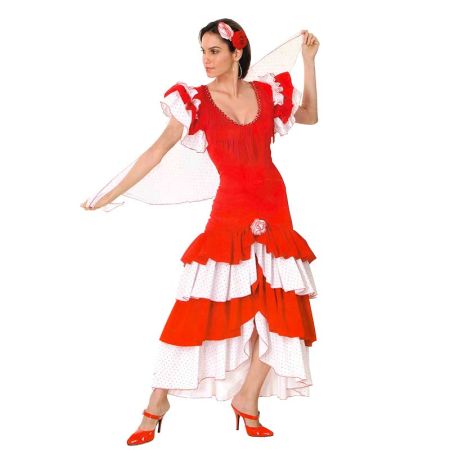 Disfraz Carnaval Bailarina de Flamenco Adulto