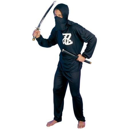 Disfraz Ninja Negro Adulto T/U