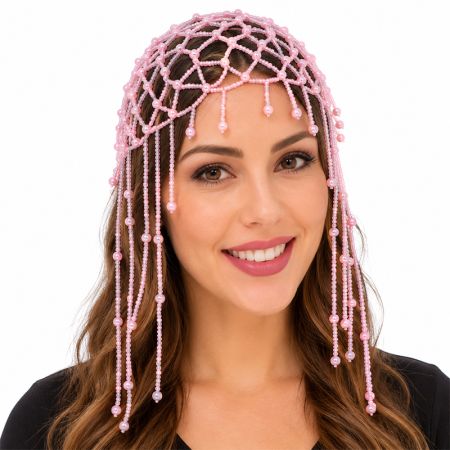 Complemento Cabeza red con Perlas Carnaval