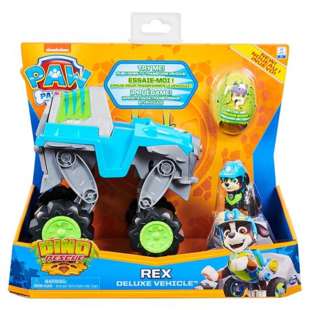 Patrulla Canina Vehículo Dino Rex Deluxe