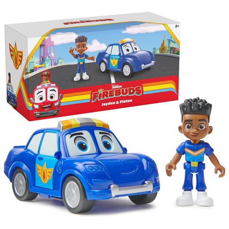 Disney Firebuds vehículos DiecastJayden&Piston