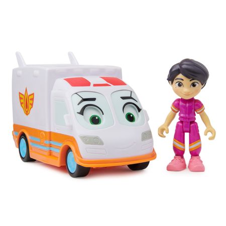 Disney Firebuds vehiculo Core Violet y Axl