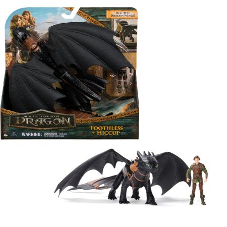 Dragones con vikingo Hiccup & Toothless
