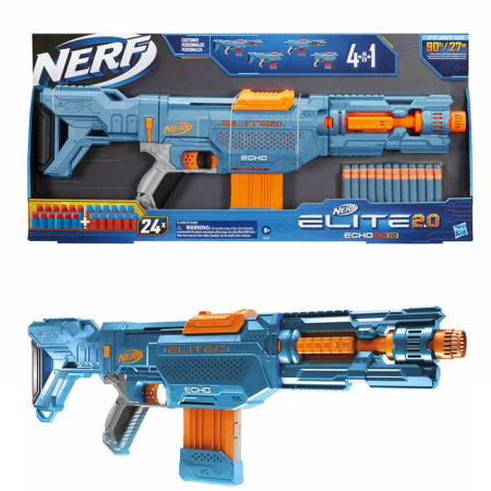 Lanzador Nerf Elite 2.0 Echo Cs-10