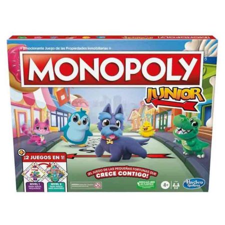 Monopoly junior 2 juegos en 1