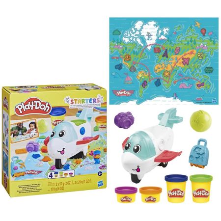 Play-Doh primeras creaciones con el avión