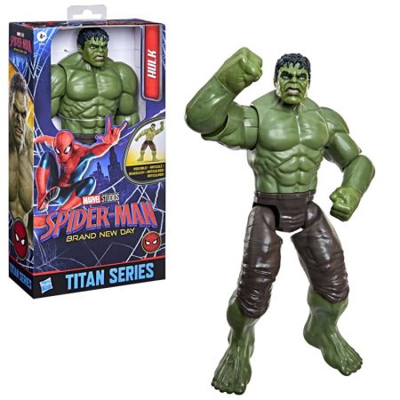 Spiderman figura titan Brand New Day Hulk