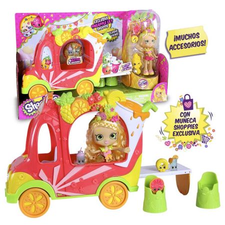 Shopkins camión de Smoothies y muñeca