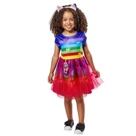 Disfraz La casa de Gabby arco iris infantil