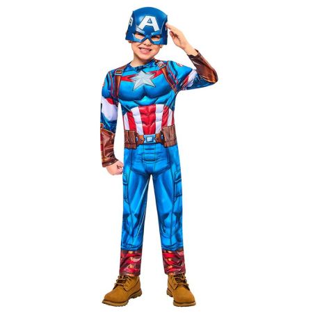 Disfraz Capitan America Black line infantil