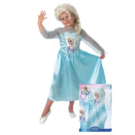 Disfraz Elsa con peluca en Caja infantil