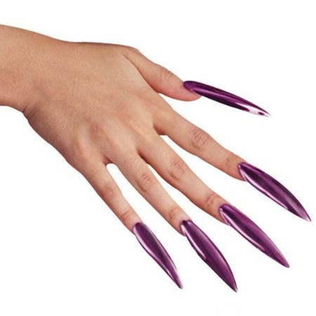 Uñas vampiro metálicas