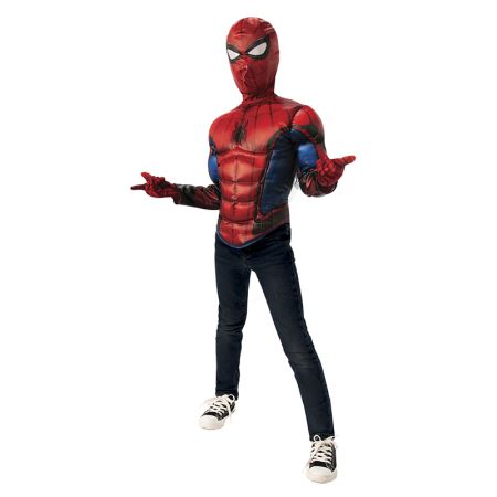 Disfraz infantil Spiderman pecho y acc