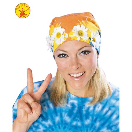 Bandana hippie con flores