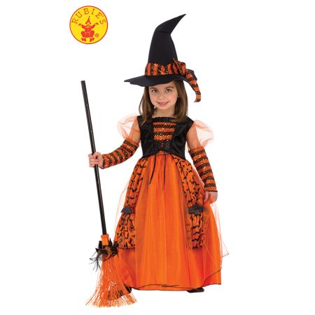 Disfraz bruja brillante infantil