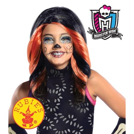 Peluca Monster High Skelita calaveras