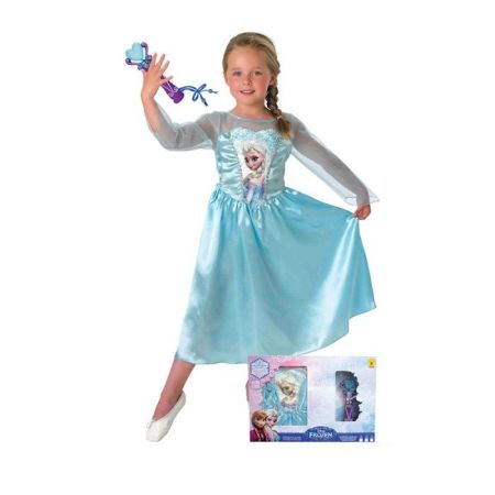 Disfraz Elsa Frozen con microfono inf