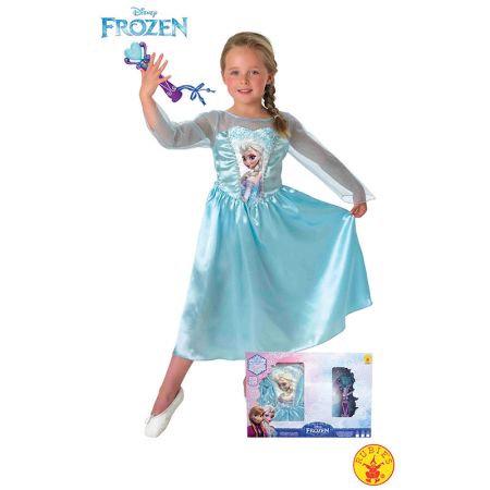 Disfraz Elsa Frozen con microfono inf
